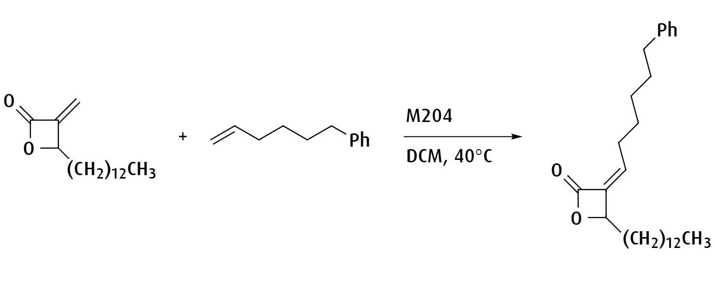 Synthesis of ß-lactone structures bearing a variety of alkyl chains at the 3-position.