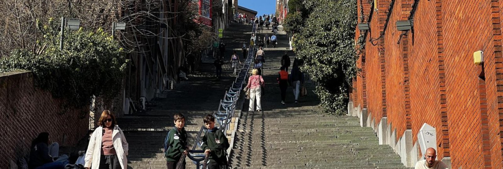 Liège Montagne de Bueren Stairs