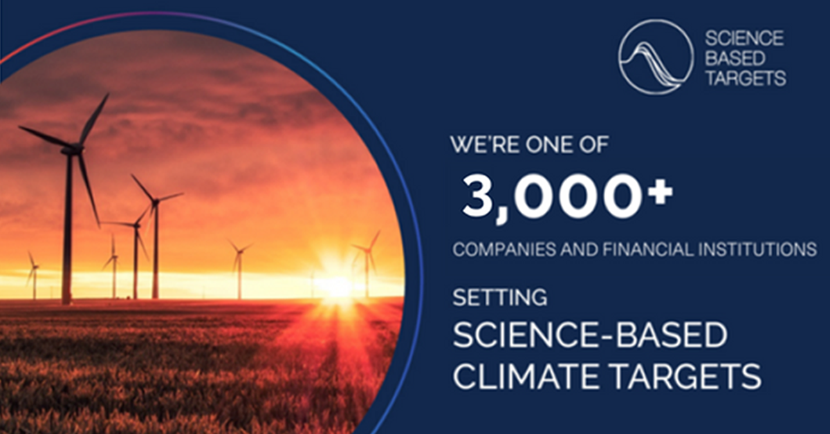 Obtaining SBTi validation for our 2030 GHG emission reduction targets ...